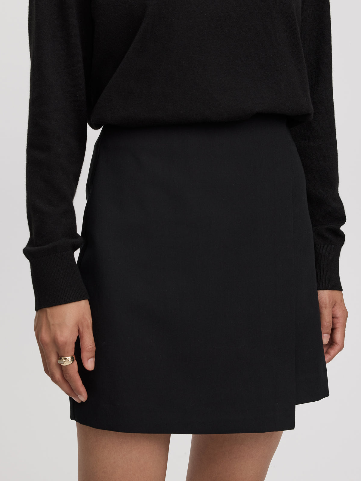 Wrap Mini Skirt