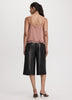 V-Neck Cami with Lace Trim