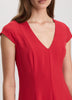 Shortsleeve V-Neck Dress