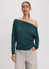 Long-Sleeve Off-the-Shoulder Top