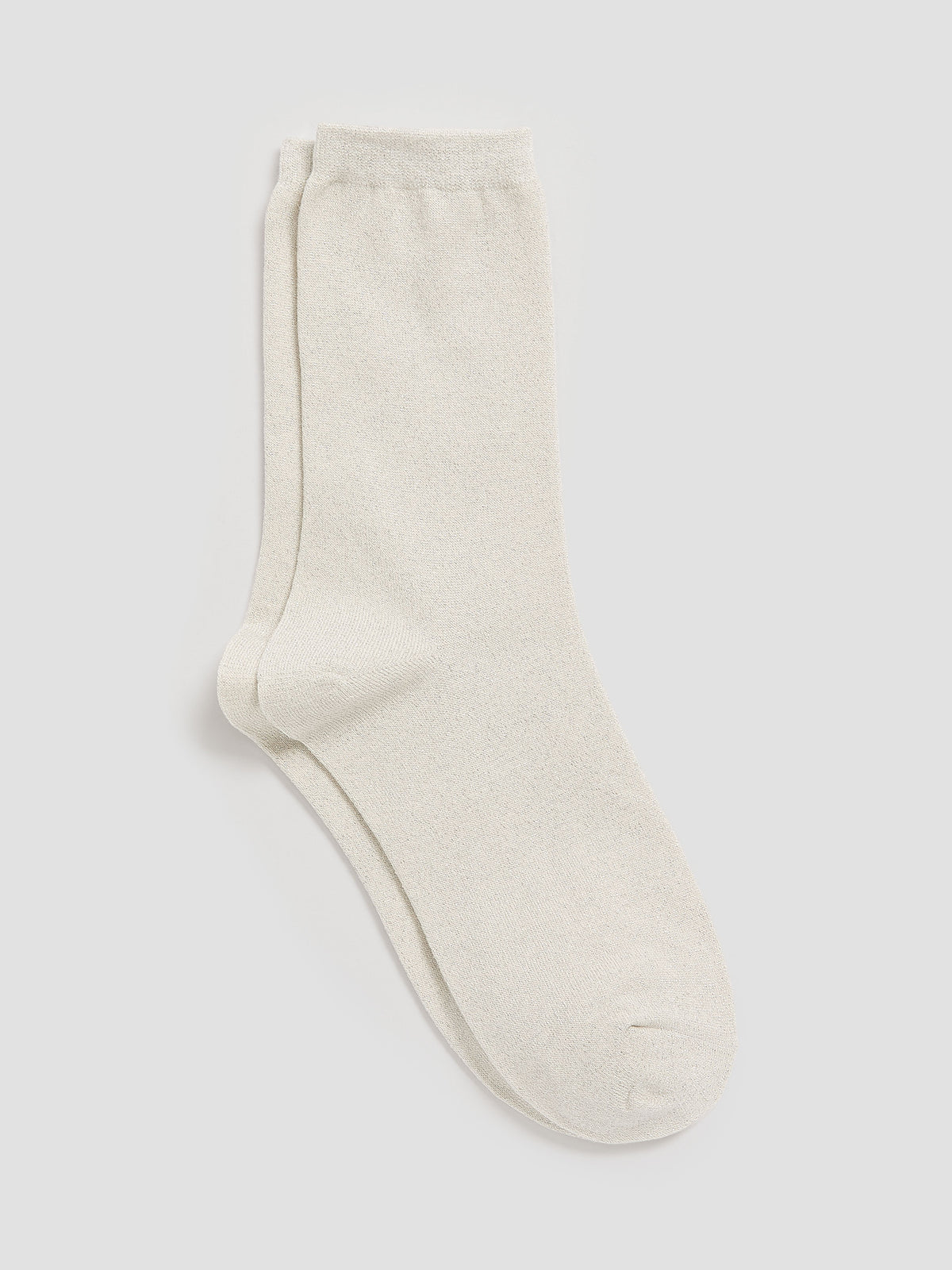 Crew Socks with Metallic Fibres