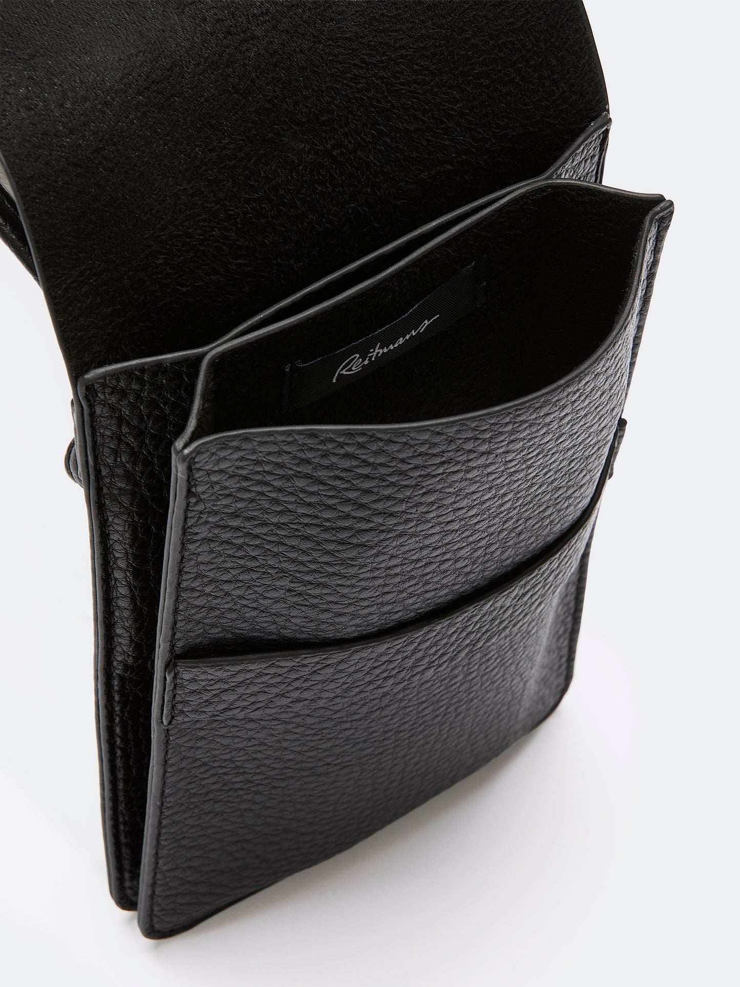 Faux-Leather Cross-Body Phone Bag