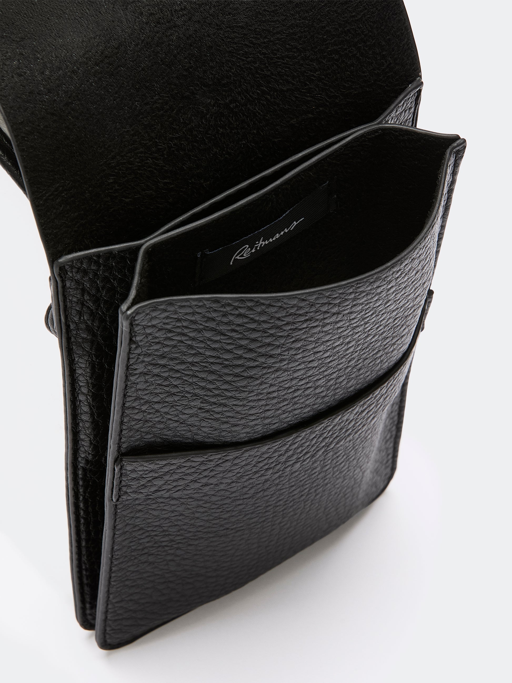 Faux-Leather Cross-Body Phone Bag