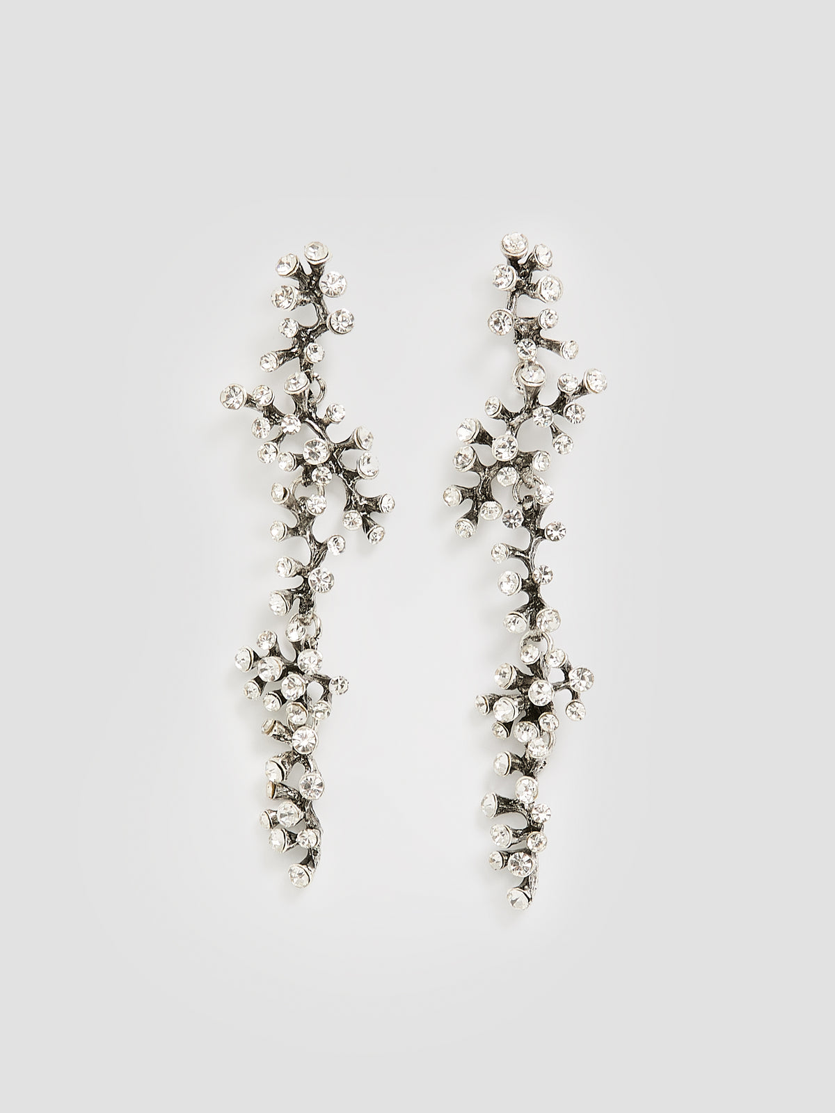 Coral-Effect Pendant Earrings