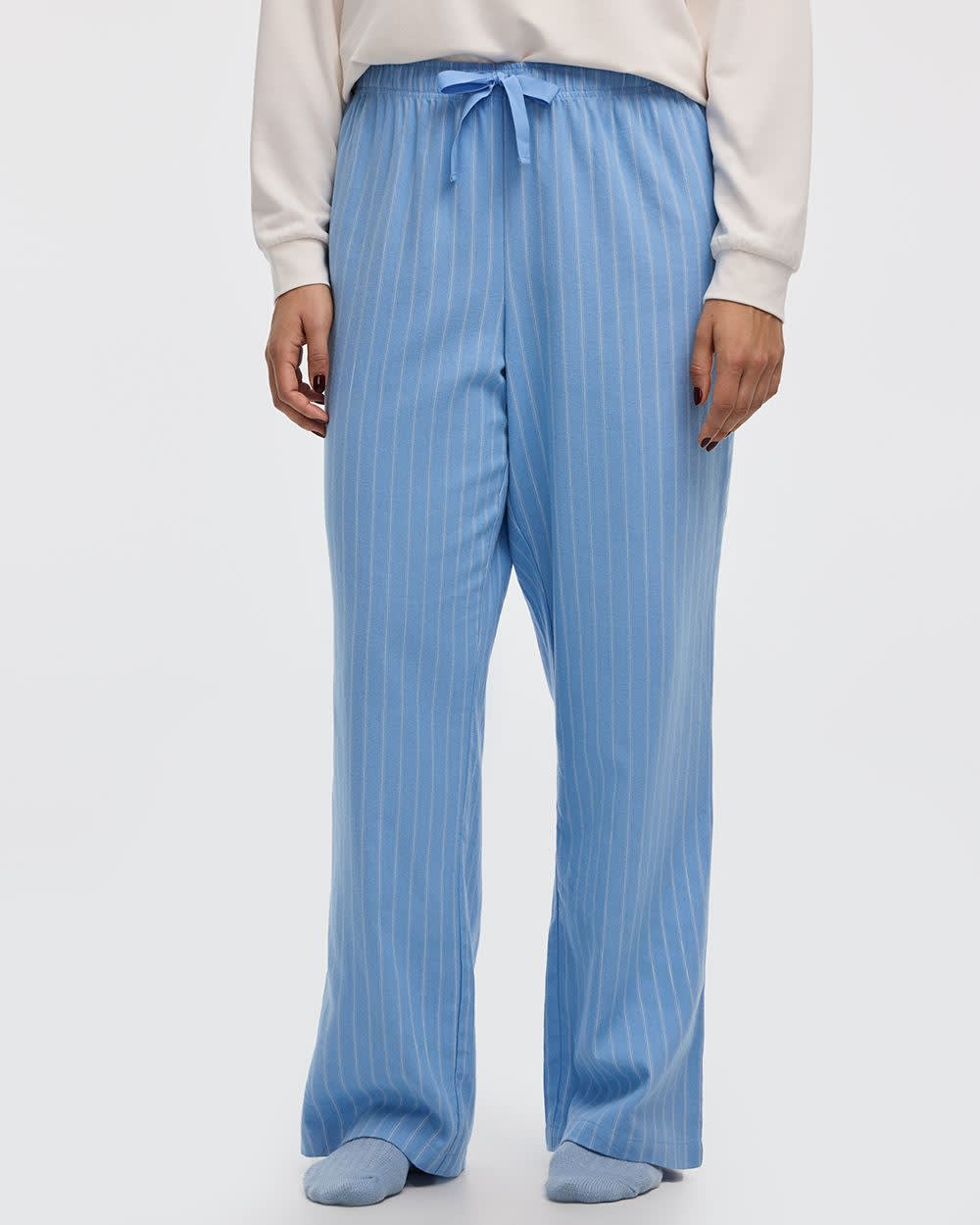 Straight-Leg Flannel Pyjama Pant