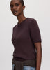 Short-Sleeve Crew-Neck Pullover