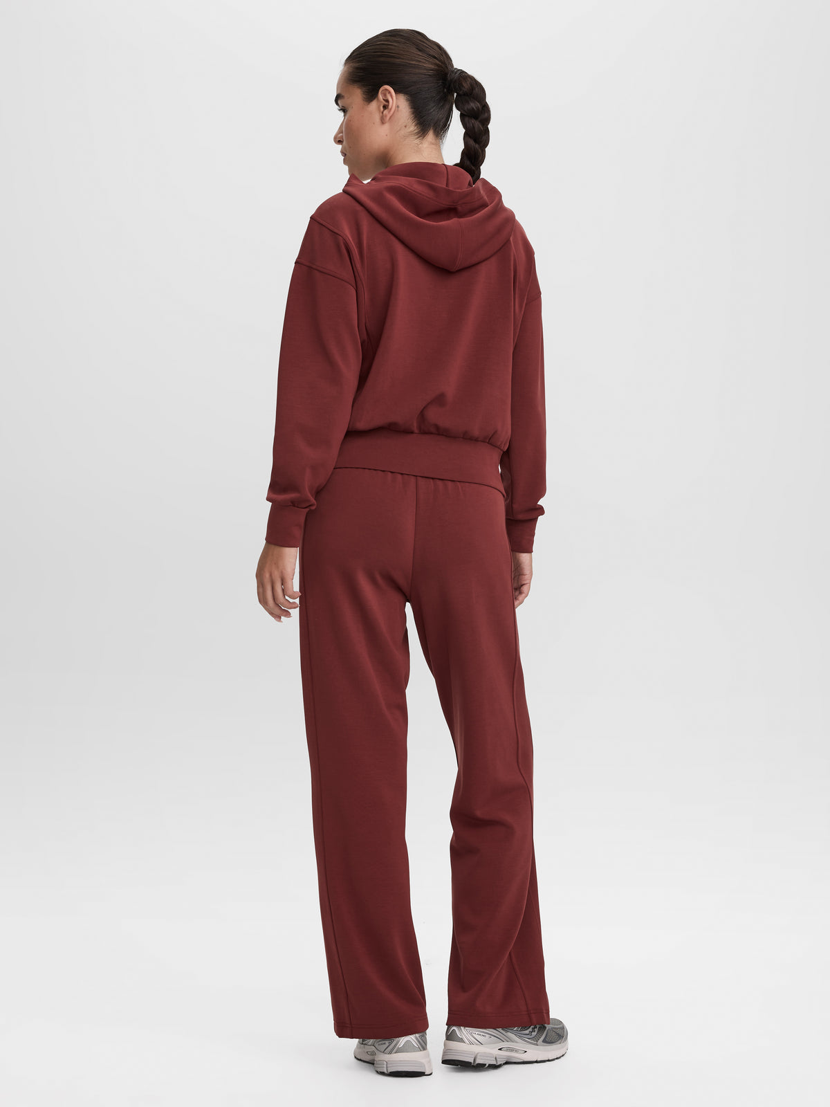 Brushed-Knit Hoodie - HYLUX Hyba