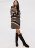 PlushSoft Crew-Neck Sweater Dress