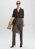 Straight-Leg High-Rise Pants - The Studio