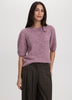 Elbow-Sleeve Crew-Neck Sweater