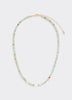 Beaded Short Necklace with Freshwater Pearl
