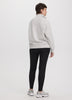 Long-Sleeve Half-Zip Mock-Neck Textured Top