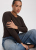 Long-Sleeve Crew-Neck Ribbed T-Shirt - R Essentials