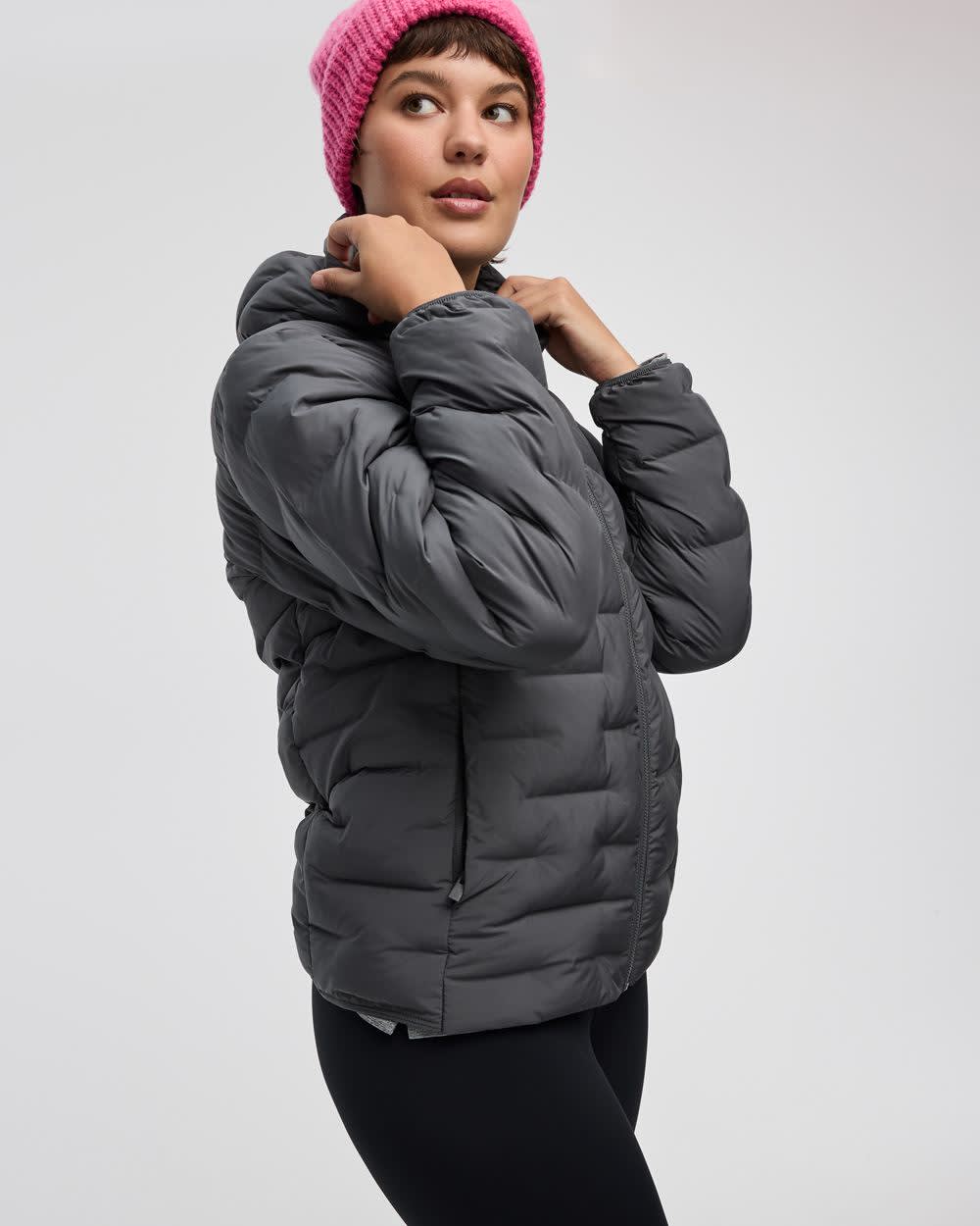 Quilted hooded Jacket - Hyba