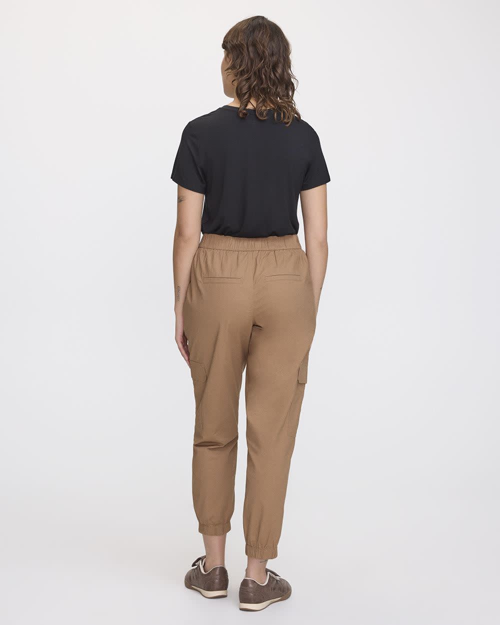 Poplin Jogger with Cargo Pockets