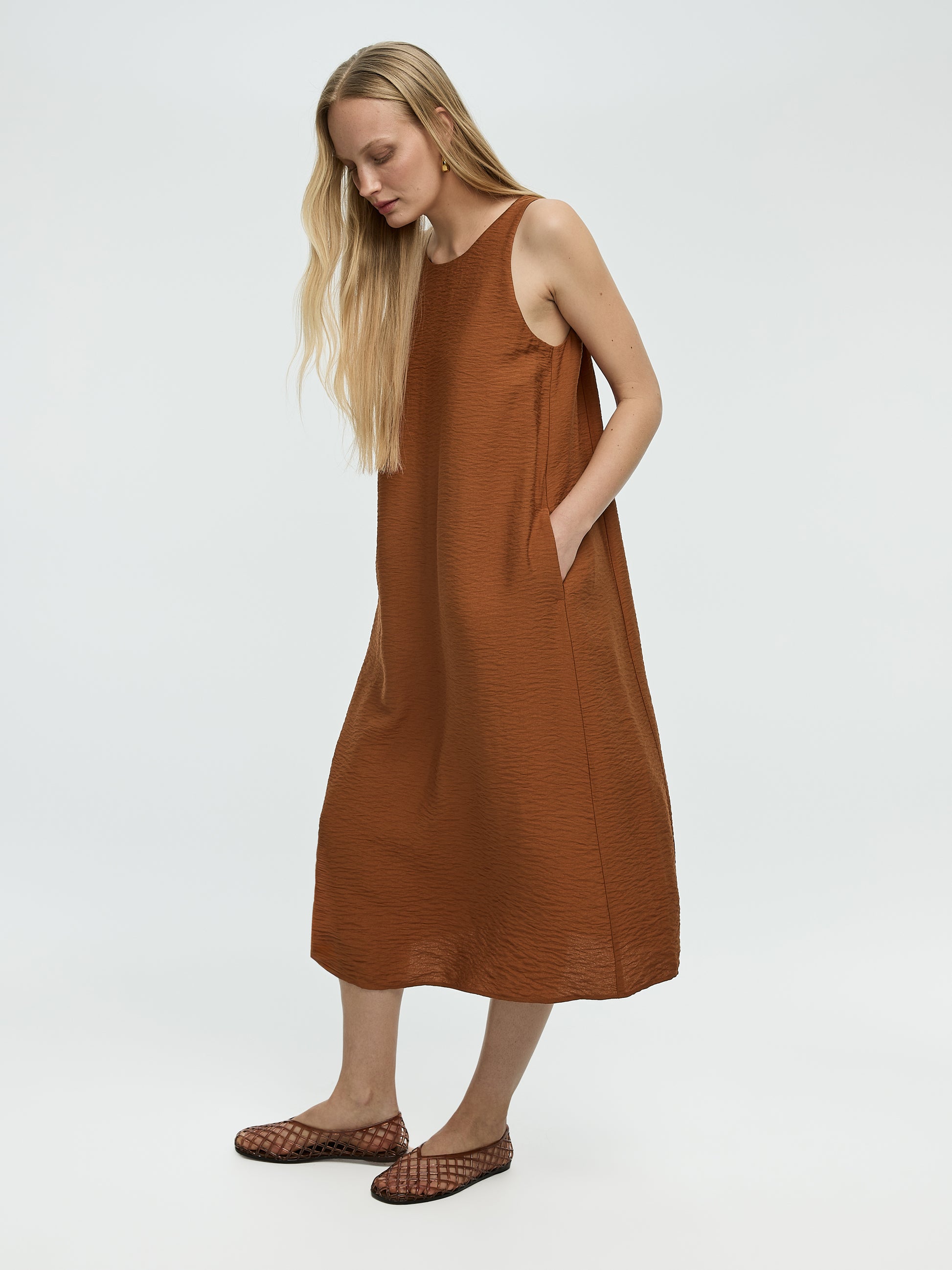 Sleeveless Midi Dress