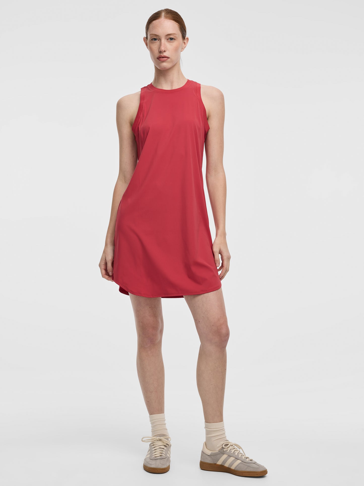 Sleeveless Crew-Neck Dress - Hyba