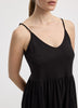 Sleeveless V-Neck Midi Dress