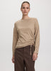 Long-Sleeve Top with Shirred Side
