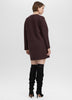Button-Down Mini Sweater Dress – Viscose Blend