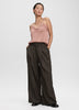 Pantalon carreauté à jambe large et taille haute - L’Intemporelle