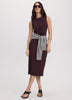 Sleeveless Midi Fitted Dress