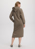 French Terry Hooded Midi Dress