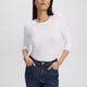 Long-Sleeve Crew-Neck Ribbed T-Shirt - R Essentials