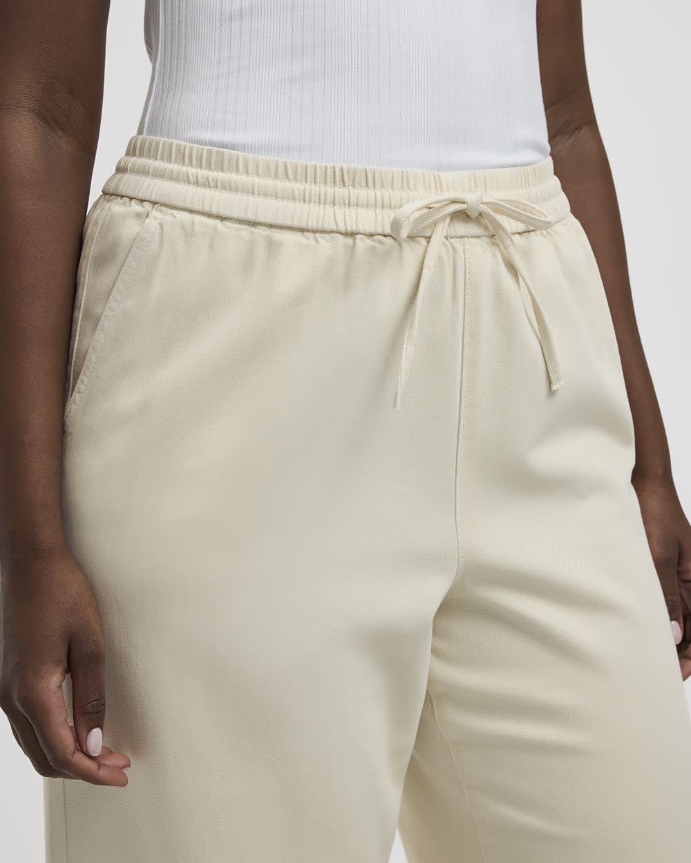 Wide-Leg Cropped Jean - Petite