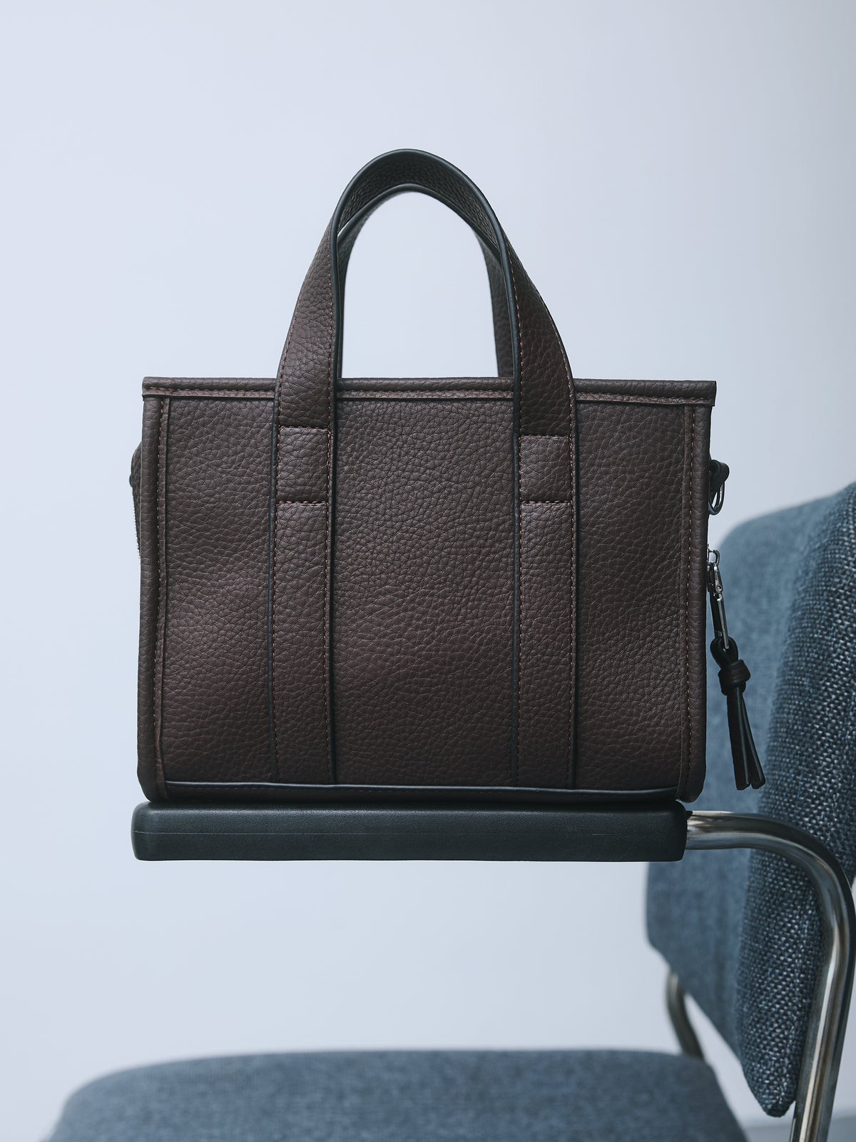 Faux Leather Mini Tote Bag