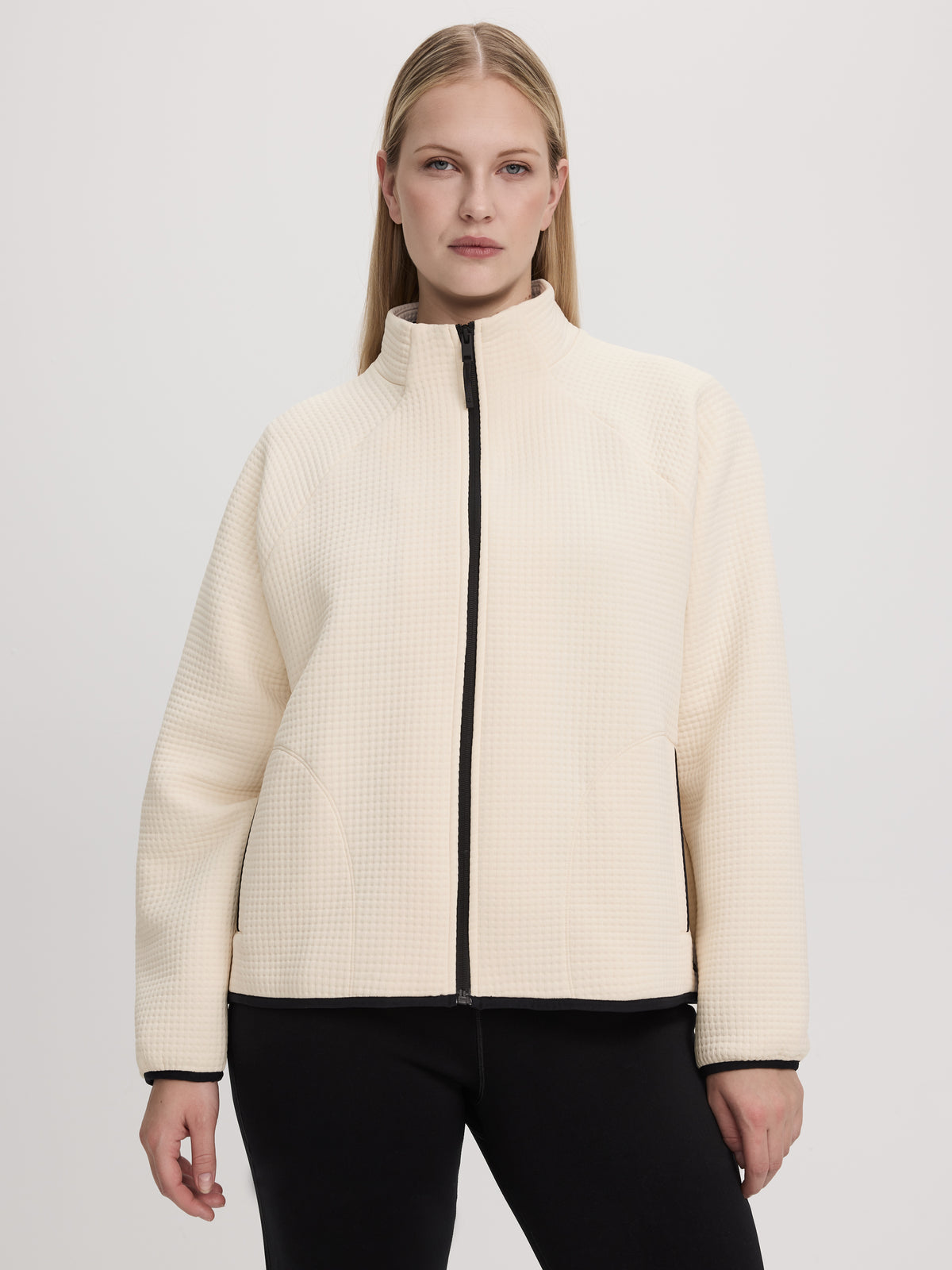 Veste en tricot gaufré - Hyba