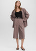 Pleated Bermuda Shorts