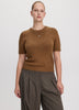 Short-Sleeve Crew-Neck Pullover