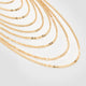 Long Multilayer Necklace
