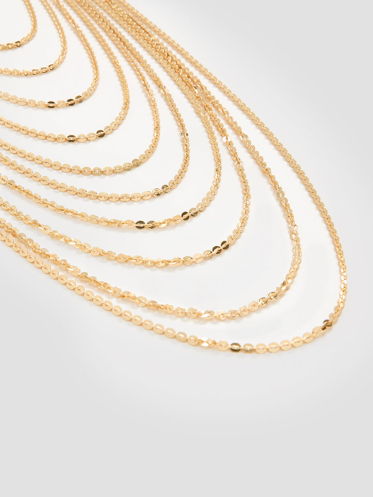 Long Multilayer Necklace
