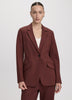 Fitted One-Button Knit Blazer - The Modern Stretch (R)