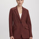 Fitted One-Button Knit Blazer - The Modern Stretch (R)