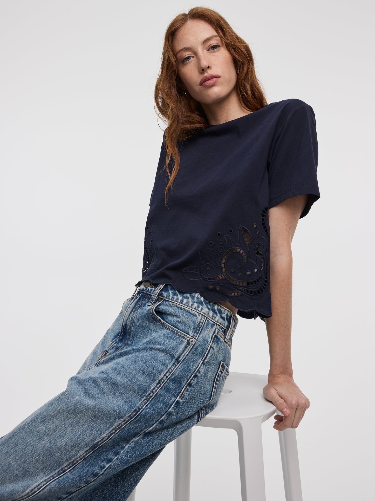 Crew-Neck Boxy T-Shirt