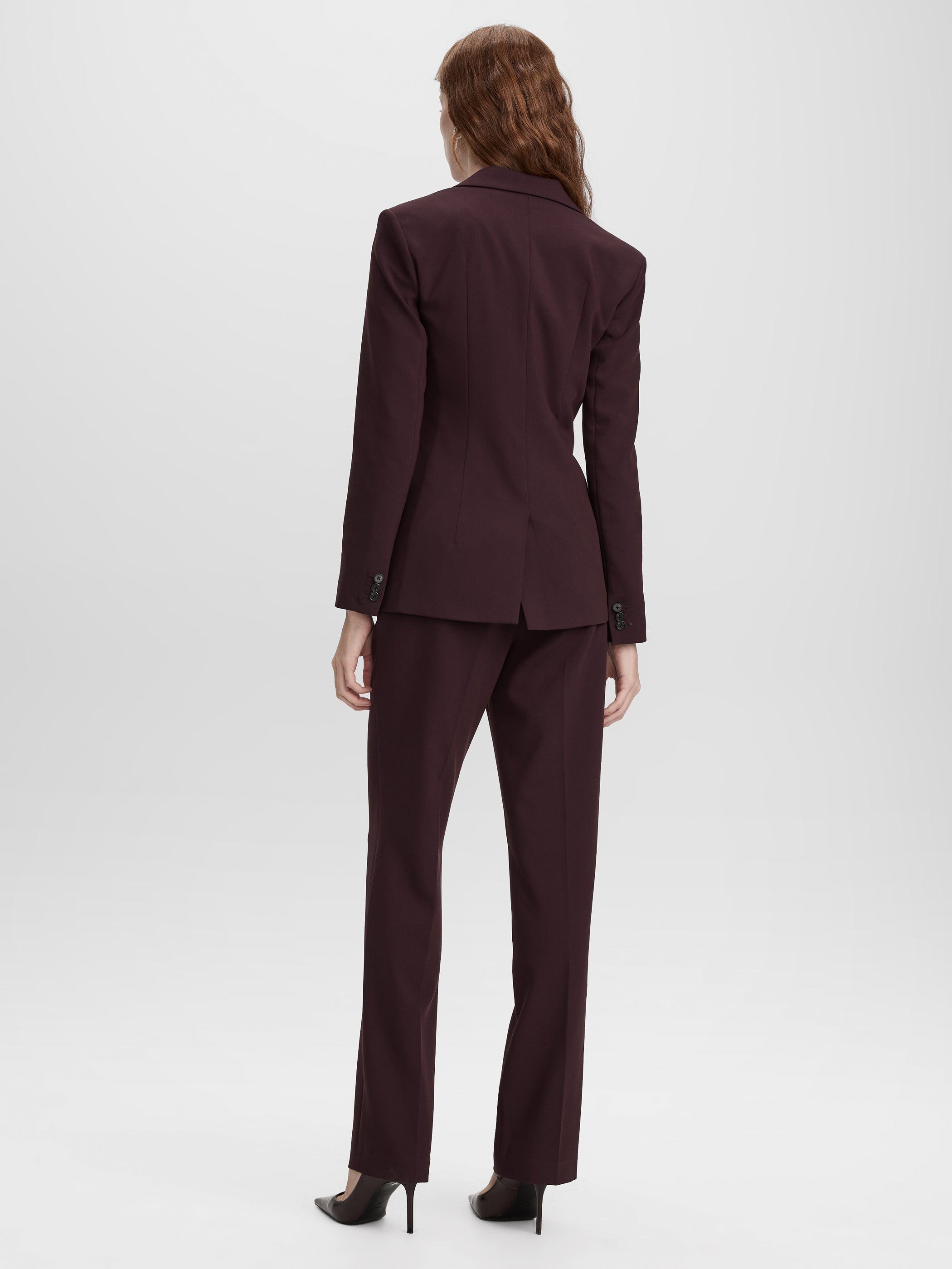 Fitted One-Button Blazer