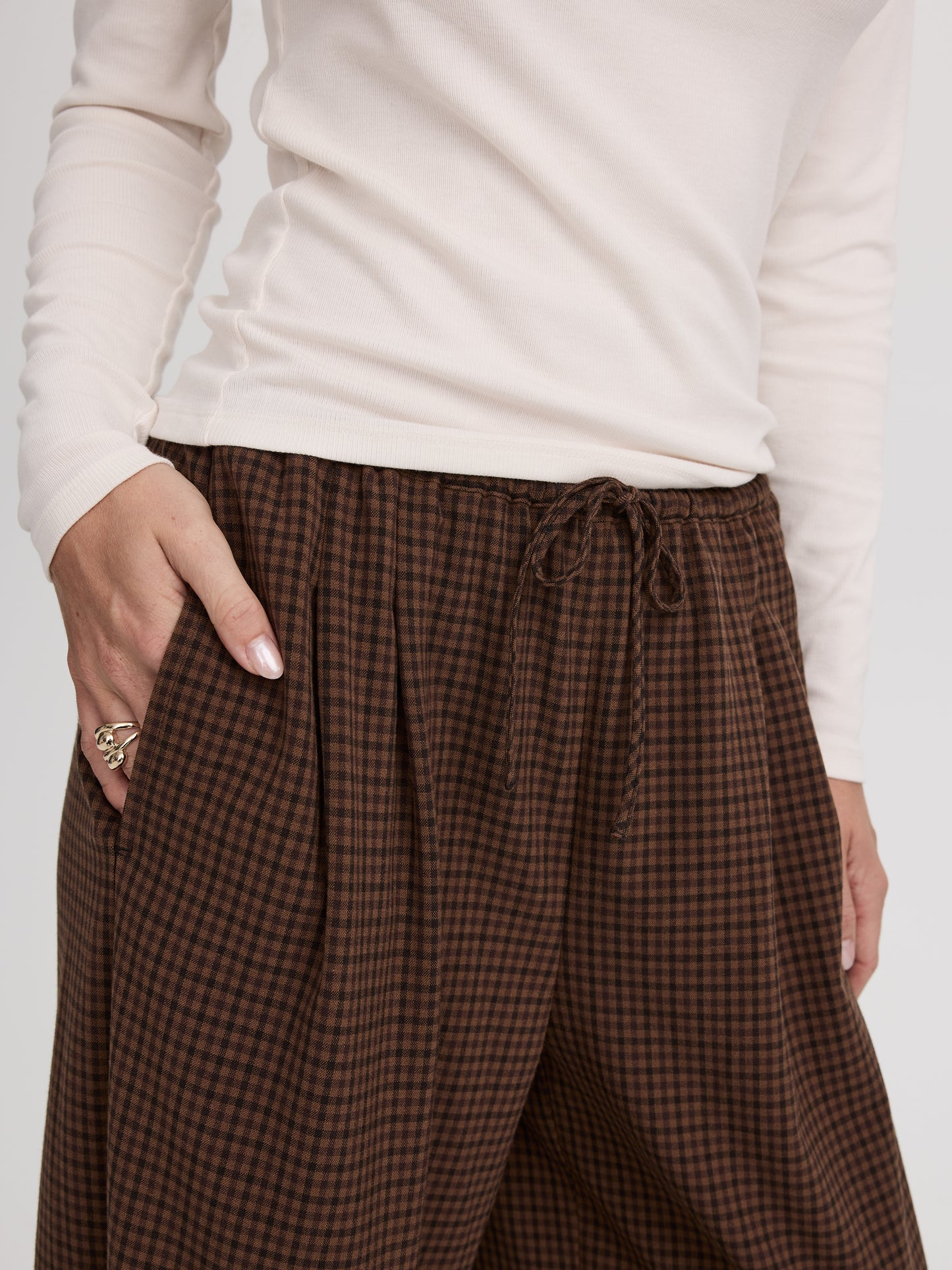 High-Rise Flowy Balloon Pant