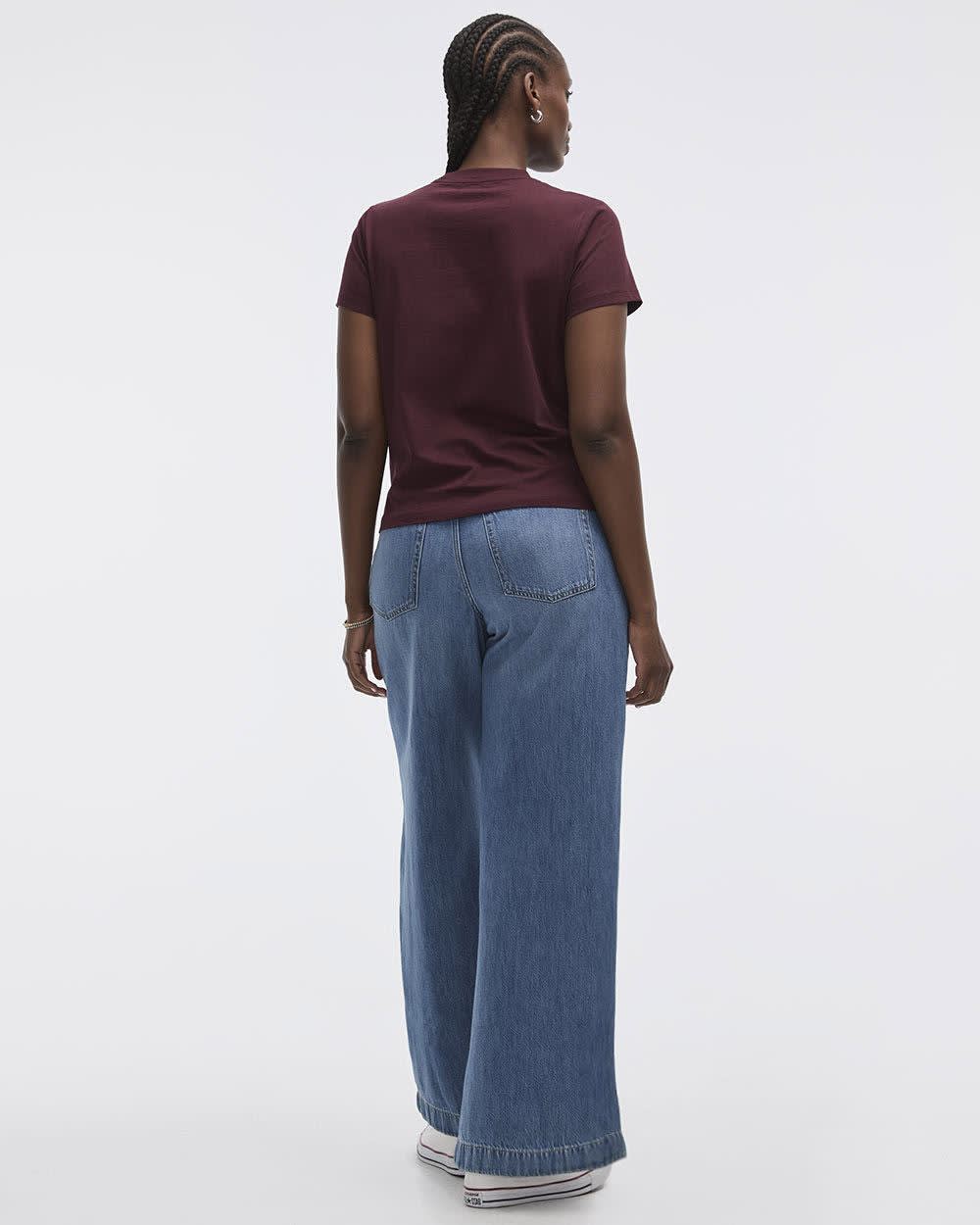 T-shirt graphique à col rond