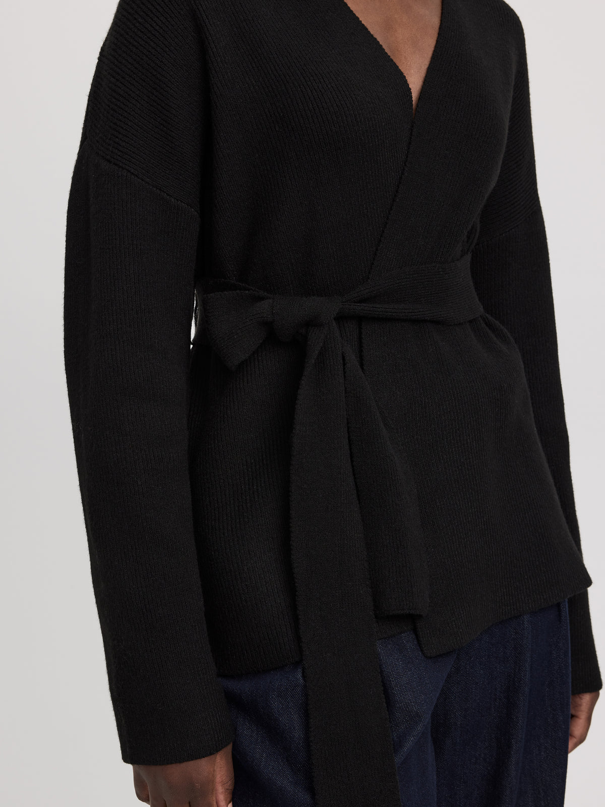 Long Belted Cardigan