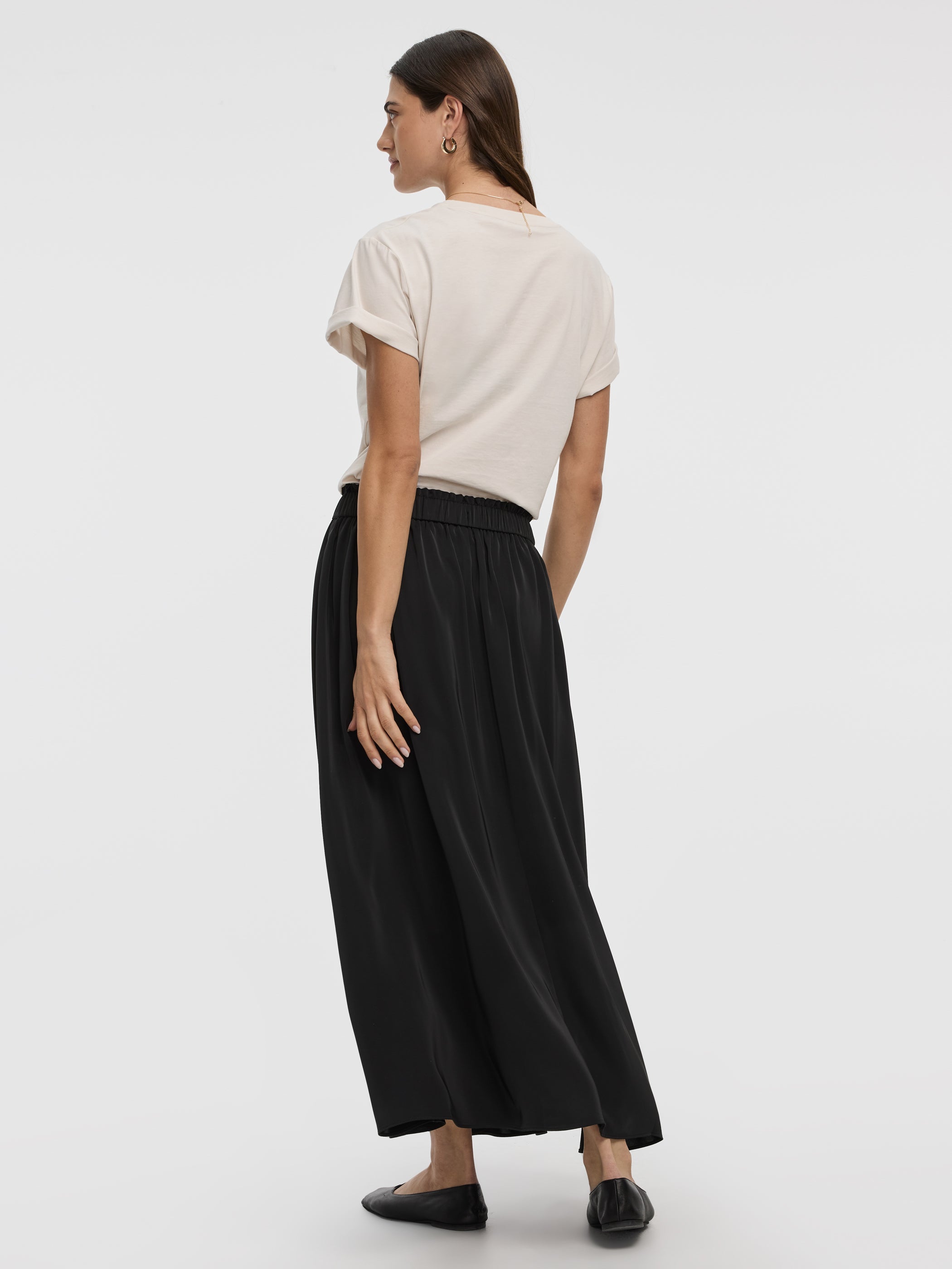 Women's A-Line Satin Maxi Skirt with Pockets – Hyba by Reitmans