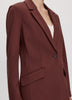 Fitted One-Button Knit Blazer - The Modern Stretch (R)