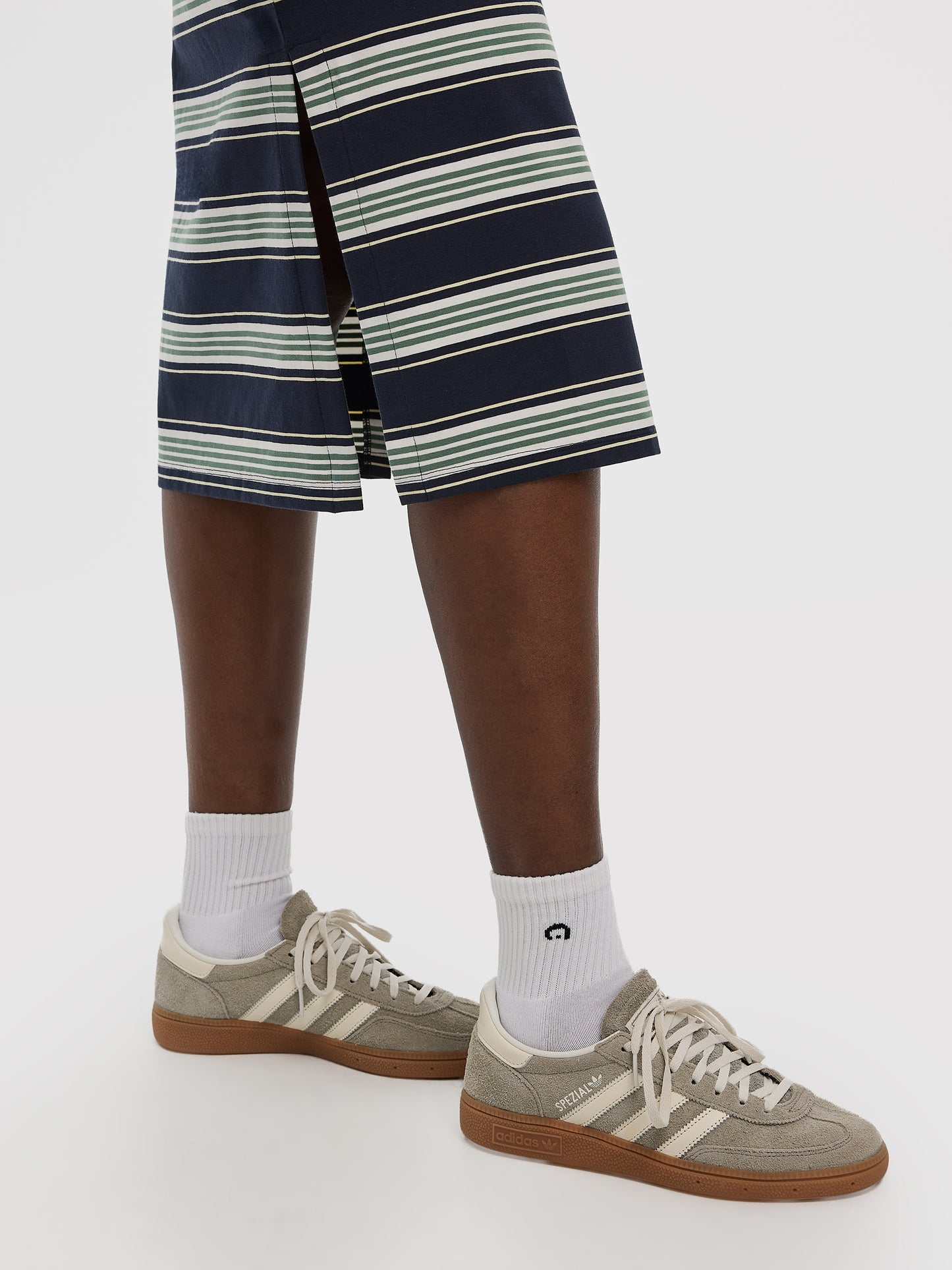 Robe polo rayée à manches courtes - Hyba