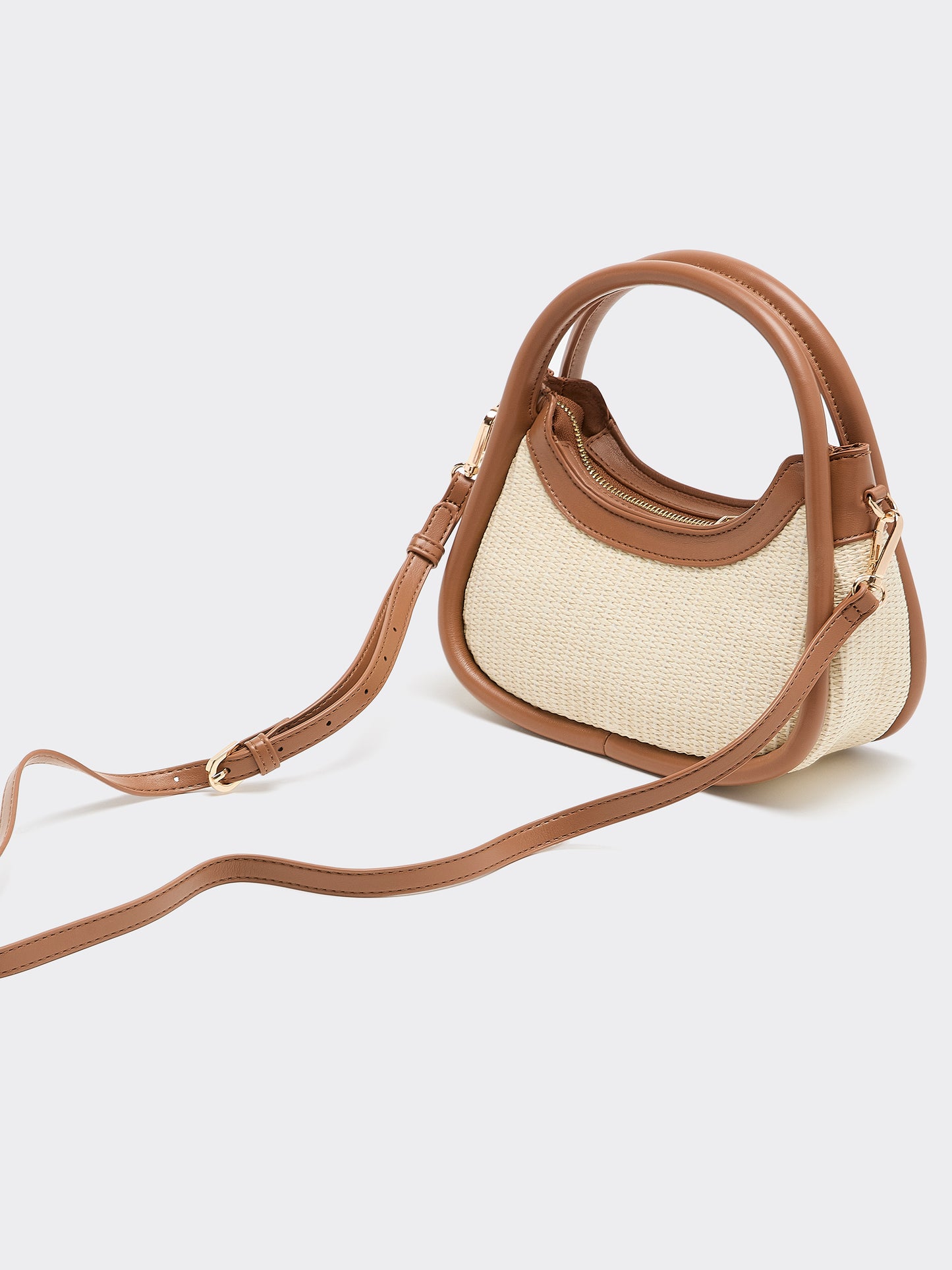 Petit sac à main en paille 