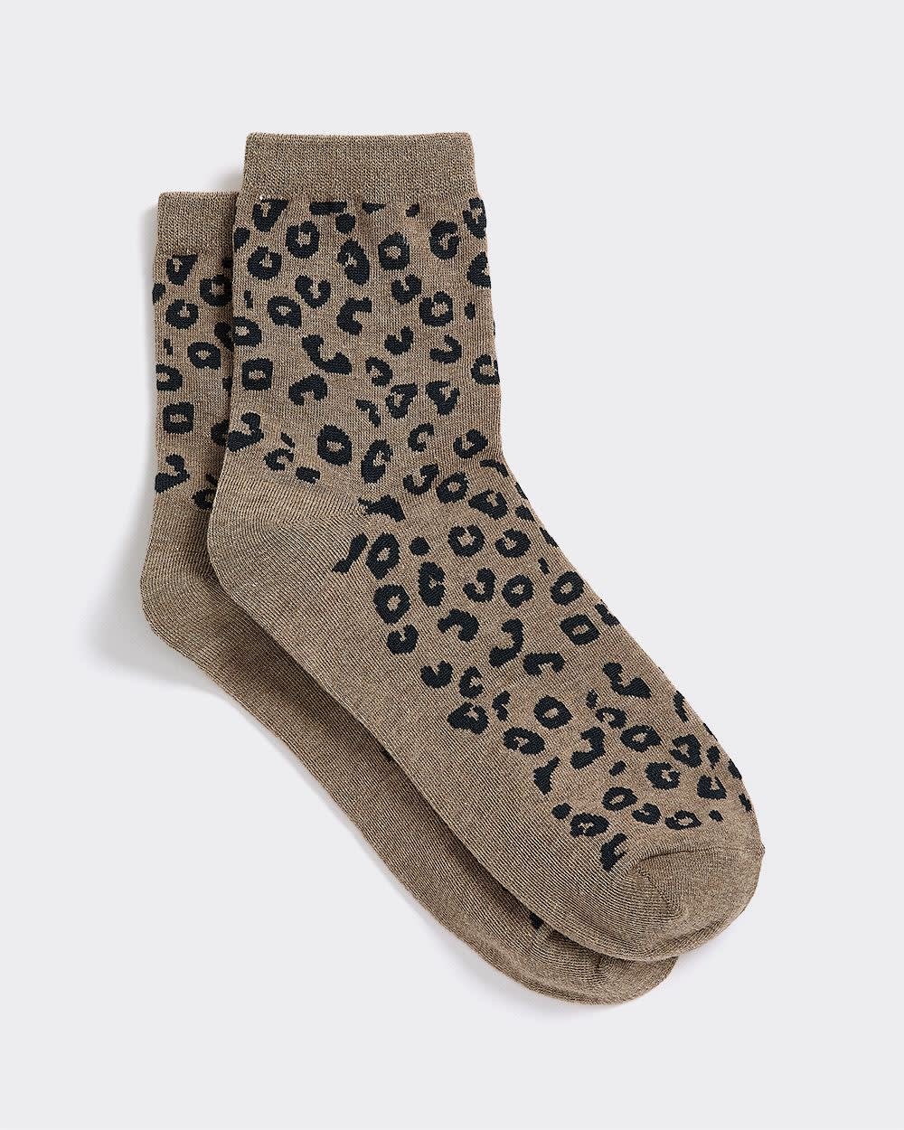 Leopard Anklet Socks