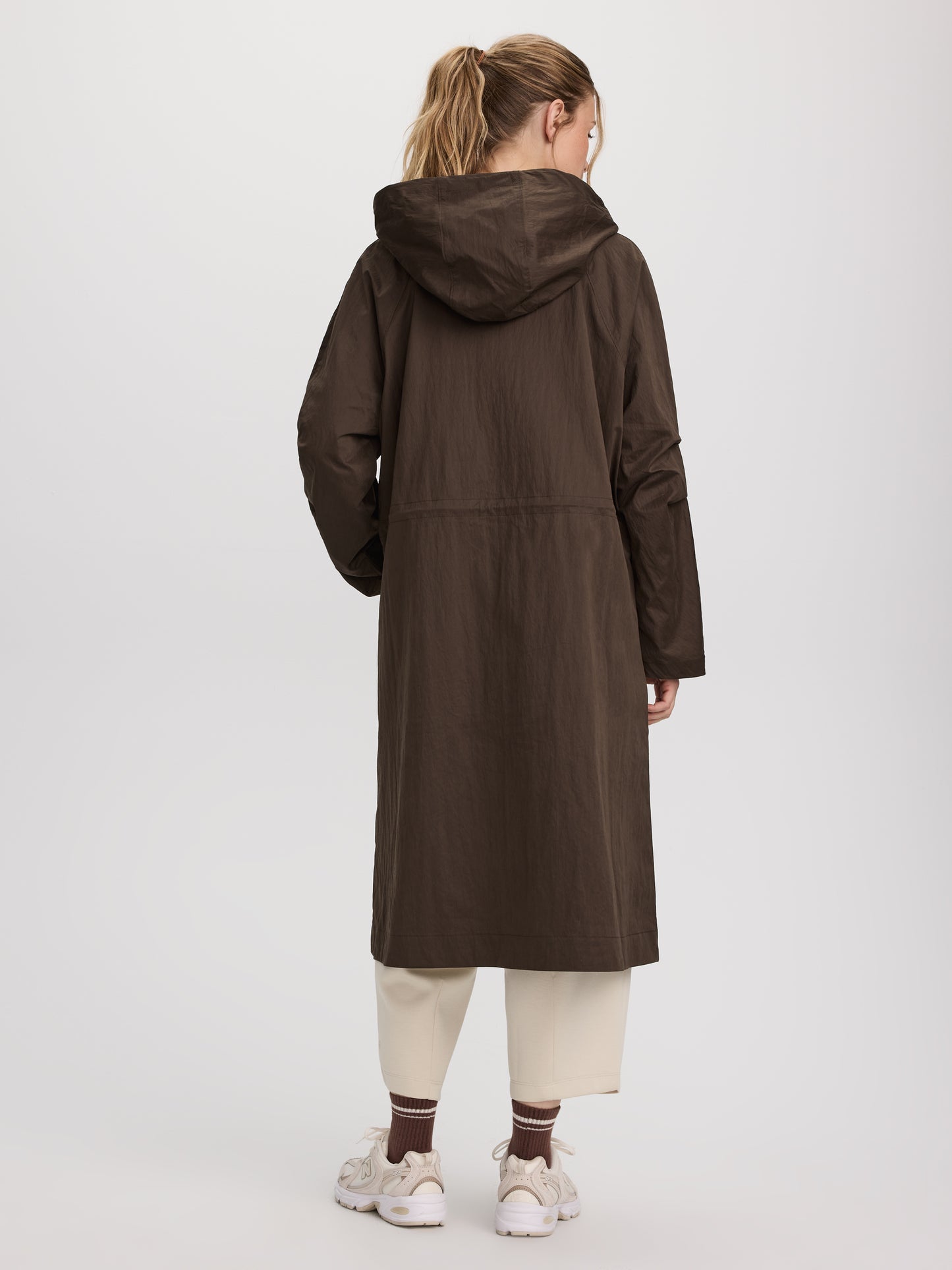 Long Hooded Rain Jacket - Hyba