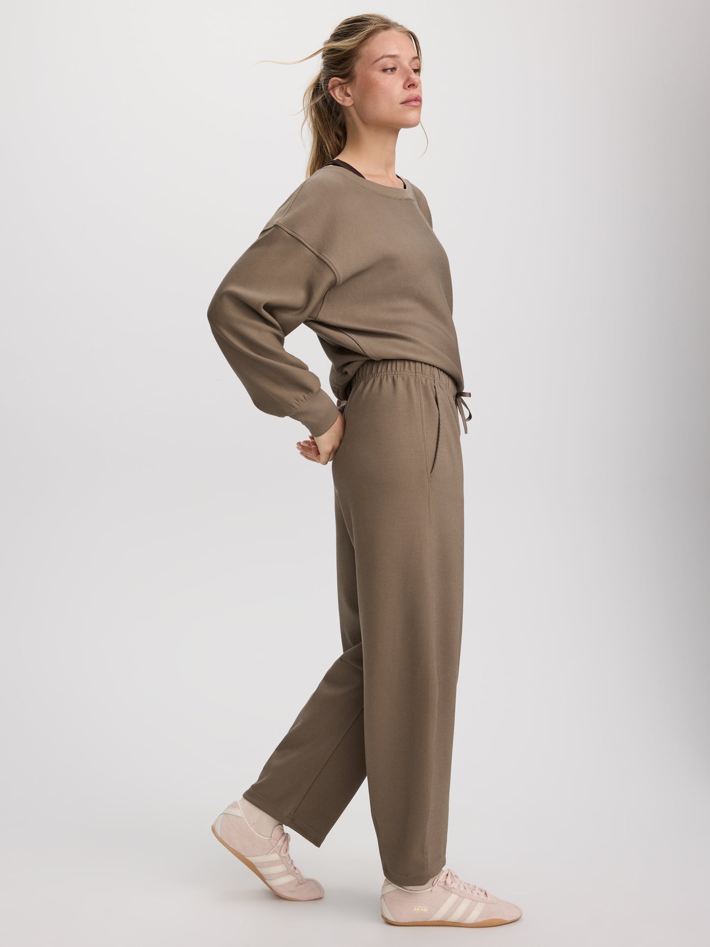 Barrel-Leg Pull-On Pant