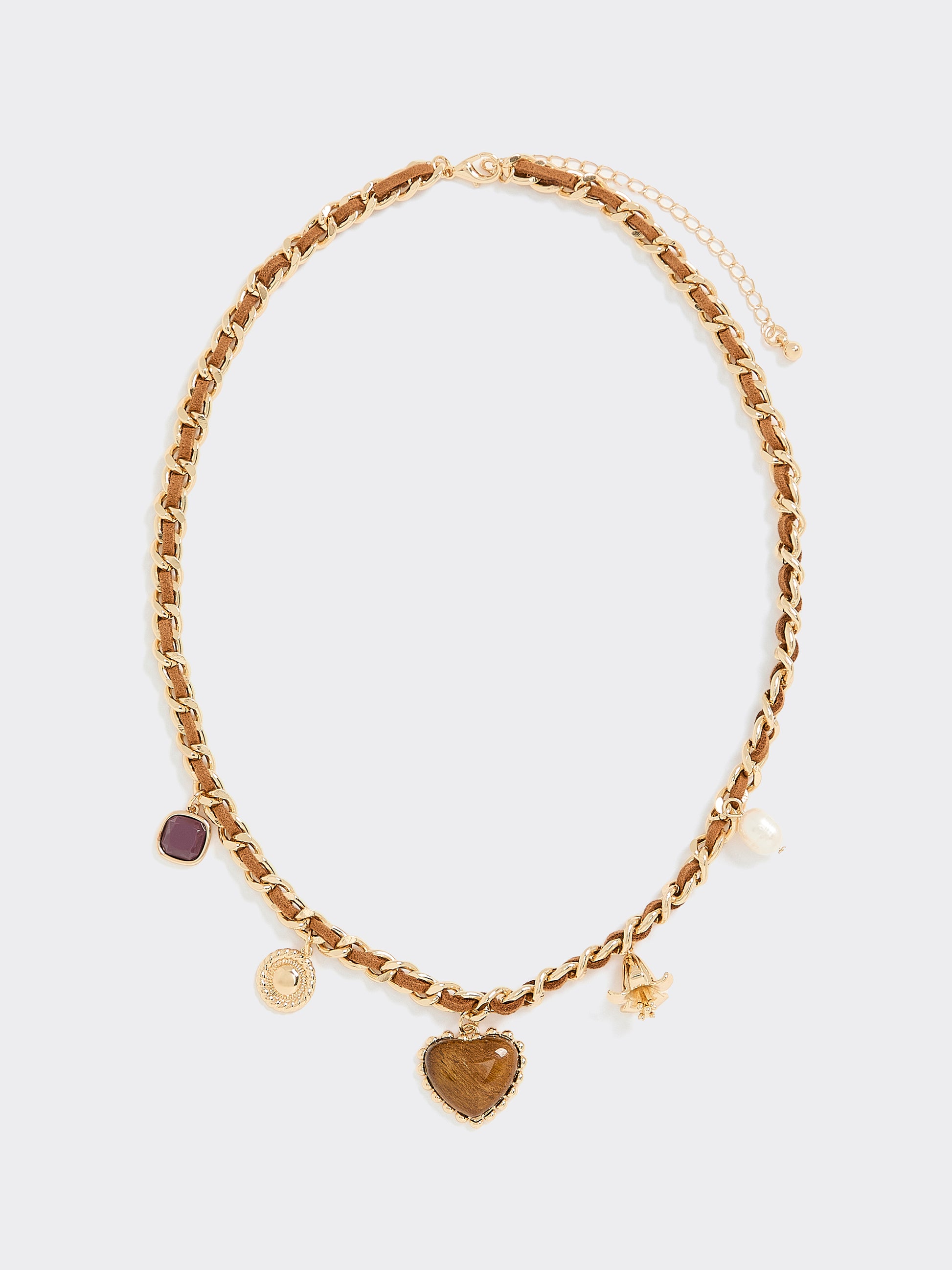 Short Necklace with Charms